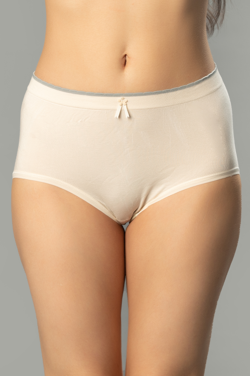 Lady Beela Pack of 5 Plain Super Soft Cotton Panty