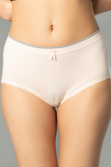 Lady Beela Pack of 5 Plain Super Soft Cotton Panty