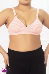 Lady Beela Light Padded 3/4th Coverage Wire-Free T-Shirt Bra